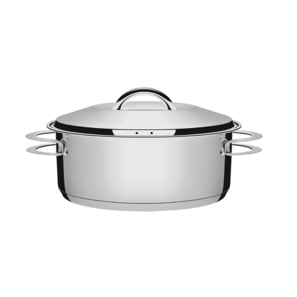 Cacerola Tramontina Solar 24cm Acero Inox Triple Fondo