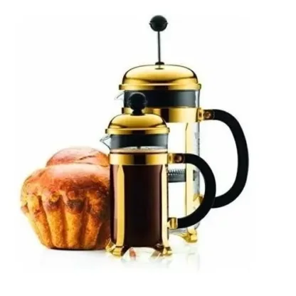 Cafetera Bodum Chambord  Embolo Acero Inox 8 Poc Oro - Image 2