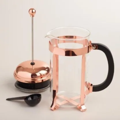 Cafetera Bodum Chambord Luxe Embolo 8 Pocillos Cobre - Image 3