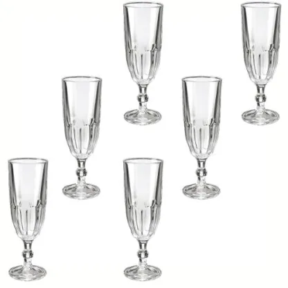 6 Copas Country Flauta Champagne 160ml Libbey