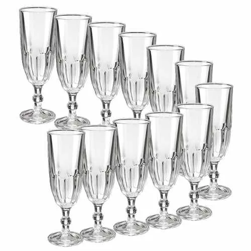 12 Copas Country Flauta Champagne 160ml Libbey