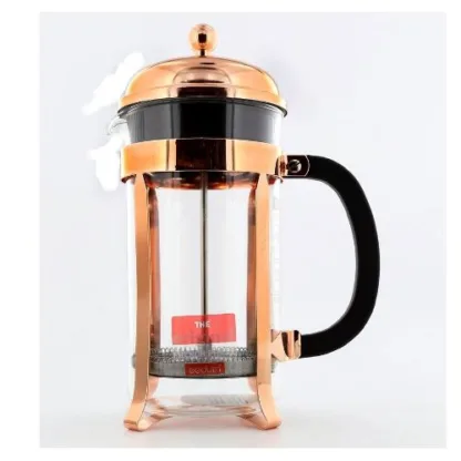 Cafetera Bodum Chambord Luxe Embolo 8 Pocillos Cobre - Image 5