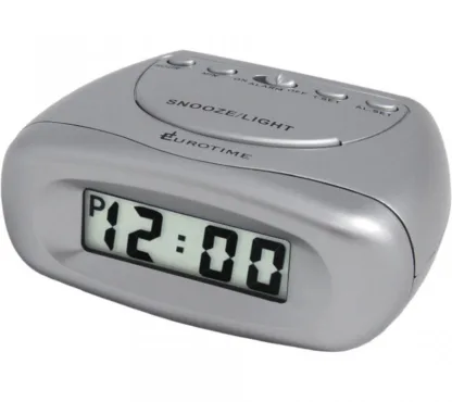 Reloj Despertador Eurotime Snooze  Con Luz