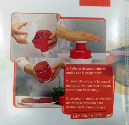 Molde Para Hamburguesas Plástico  Nouvelle Cuisine - Image 4