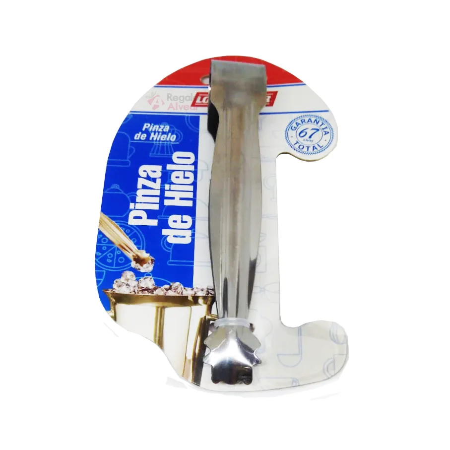 Pinza Para Hielo Loekemeyer Acero Inoxidable