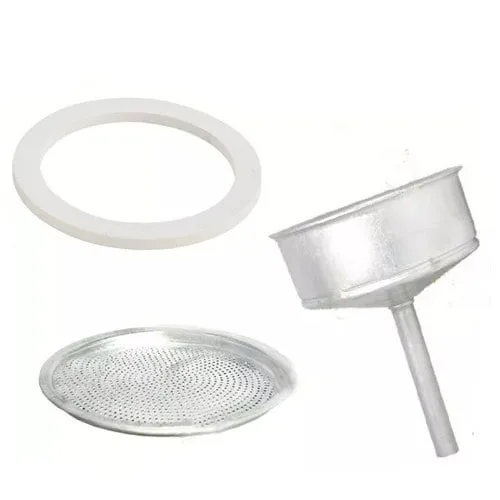 Set Repuestos Volturno Embudo Junta Filtro 3 Pocillos