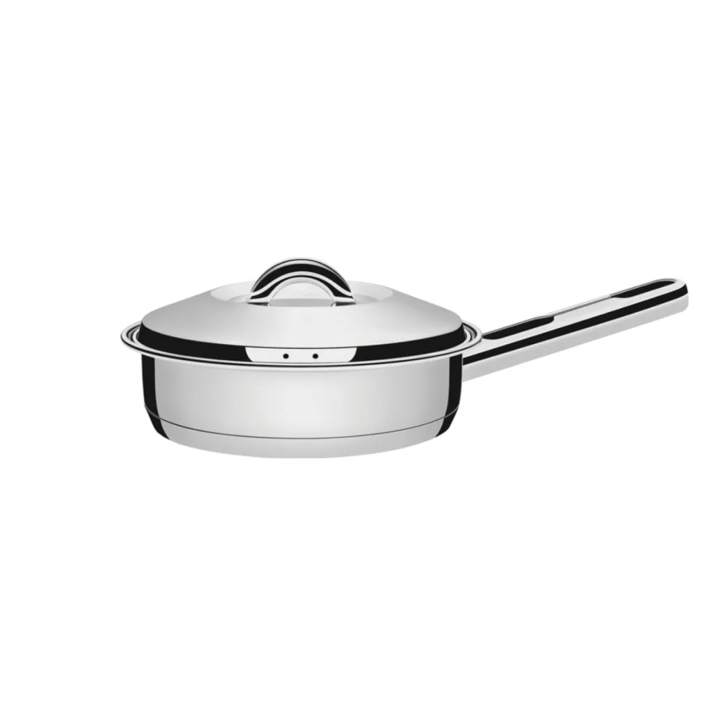 Sarten Tramontina Solar 20cm Acero Inox Triple Fondo