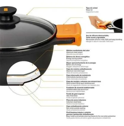 Sarten Profesional 18 Cm Bra Efficient Teflon Induccion - Image 8