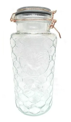 Frasco Hermetico Vintage 2,5 Litros Vidrio Mish