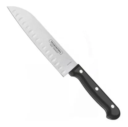 Cuchillo Tramontina Ultracorte Santoku + Afilador Loekemeyer - Image 2
