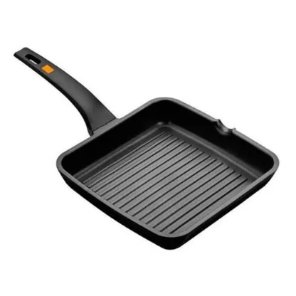 Plancha Bifera  Bra Efficient Alta 22cm Induccion Teflon