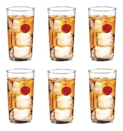 6 Vasos Cristar Montecarlo Vidrio Altos