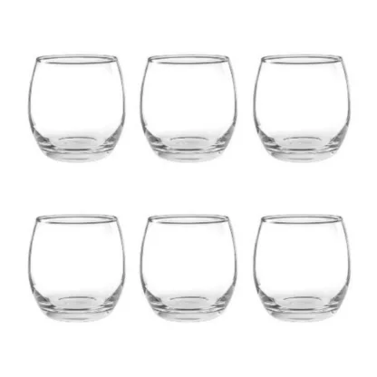 Vasos Mikonos Cristar Bajo Setx6 Copon Sin Pie Tallo
