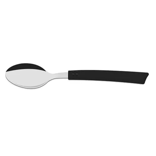 12 Cucharas Mesa Tramontina Originales Cubiertos Brisa Negra