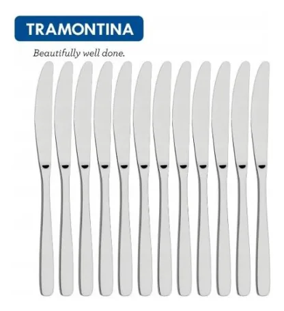 12 Cuchillo De Mesa Tramontina Cosmos Mod Viejo 63950-030 - Image 3