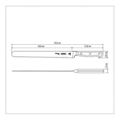 Cuchillo De Pan Century Tramontina Forjado 24012/110 - Image 3