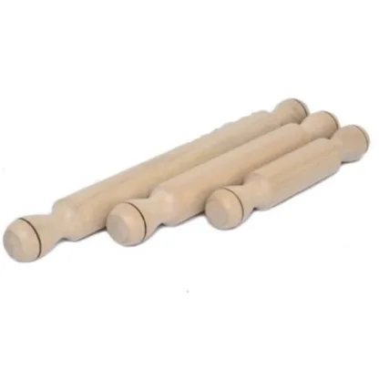 Palo De Amasar Madera Pulida 27cm - Image 2