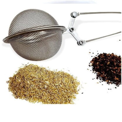 Infusor Te En Hebras C/ Filtro Colador Pinza Bzp Acero Inox - Image 2