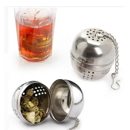 Infusor Te En Hebras C/ Filtro Colador Bolita Bzp Acero Inox - Image 2