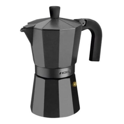 Cafetera Monix Vitro Noir 3 Pocillo Moka Italiana Express