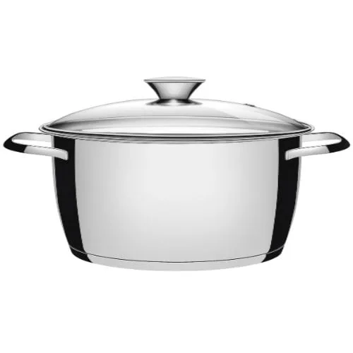 Cacerola Tramontina Allegra 24cm Alta Ac Triple Fondo Vidrio