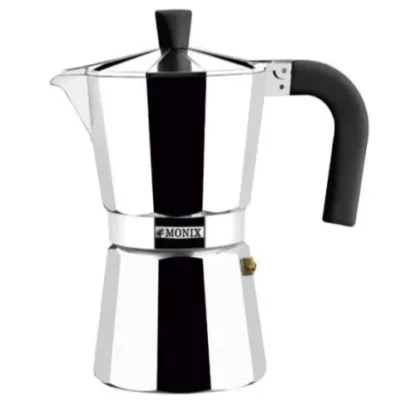 Cafetera Monix Vitro 6 Pocillos Tipo Moka Italiana Express