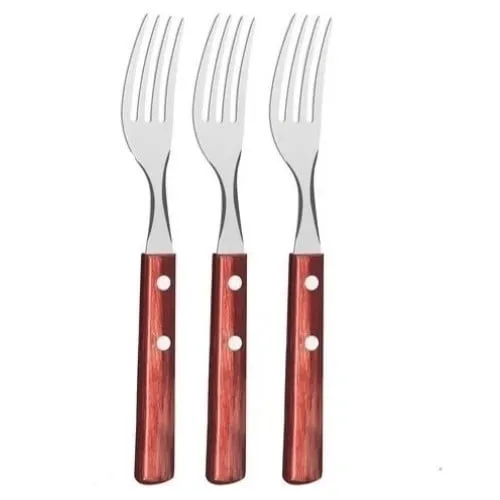 3 Tenedores Tramontina Cubiertos Polywood Original