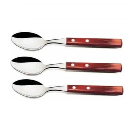 3 Cucharas De Te Tramontina Polywood Originales
