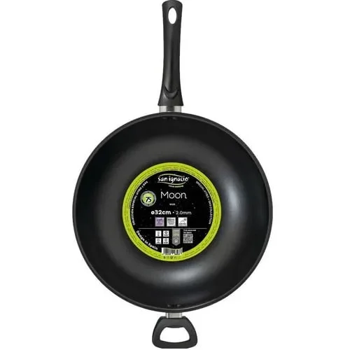 Wok San Ignacio Moon 32cm Teflon Antiadherente