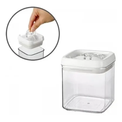 Frasco Hermético Easy Lock Almacenamiento Acrilico 1 Lts.