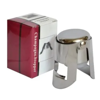 Tapón Para Botella Champagne Espumantes Hermetico Acero