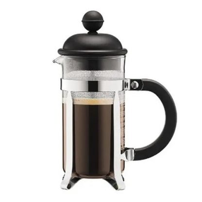 Cafetera Bodum Caffettiera 8 Pocillos Orig. Embolo Negra