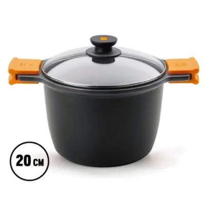 Olla 20 Cm Bra Efficient Teflon Profecional Inducción