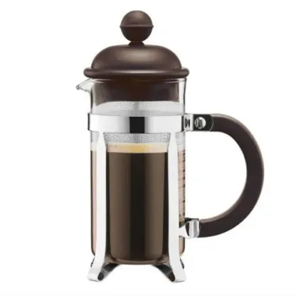 Cafetera Bodum Caffettiera 3 Pocillos Orig. Embolo Marron