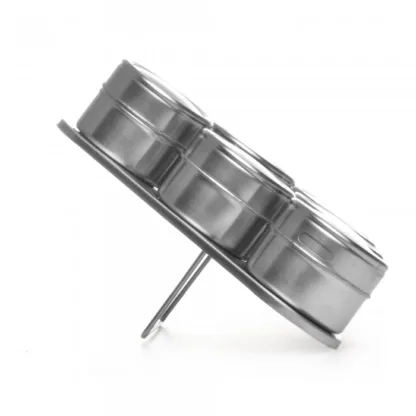 Especieros Acero Inox Imantado Con Base 6 Piezas - Image 2