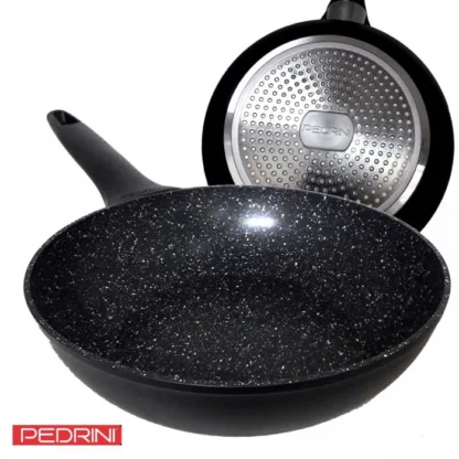 Wok Pedrini Maori 28cm Antiadherente Induccion