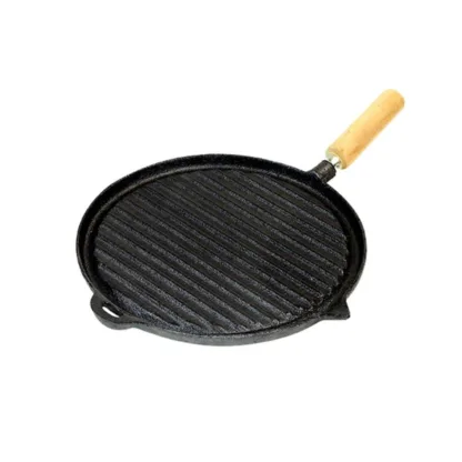 Plancha Para Bife Redonda Rayada N4- Lozafer