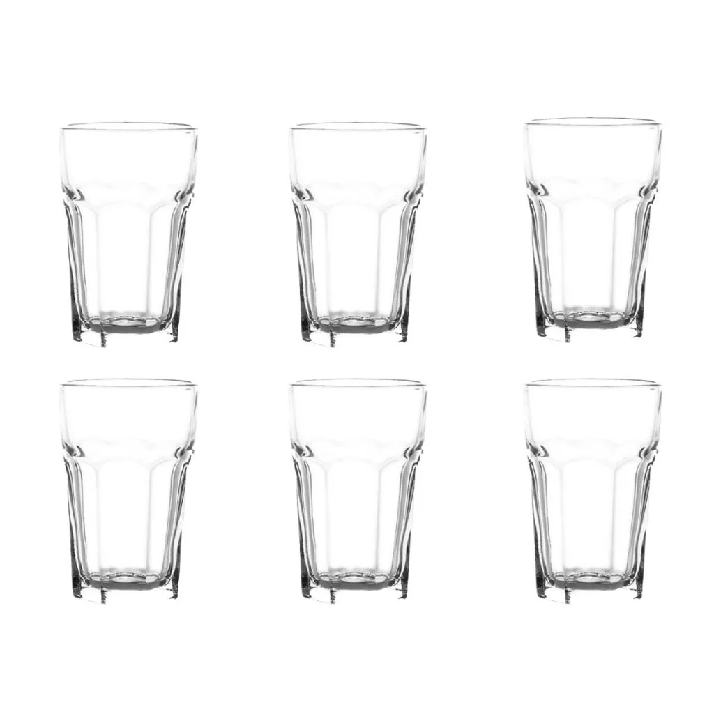6 Vasos Lisboa 292cc Cristar Vidrio Sueltos