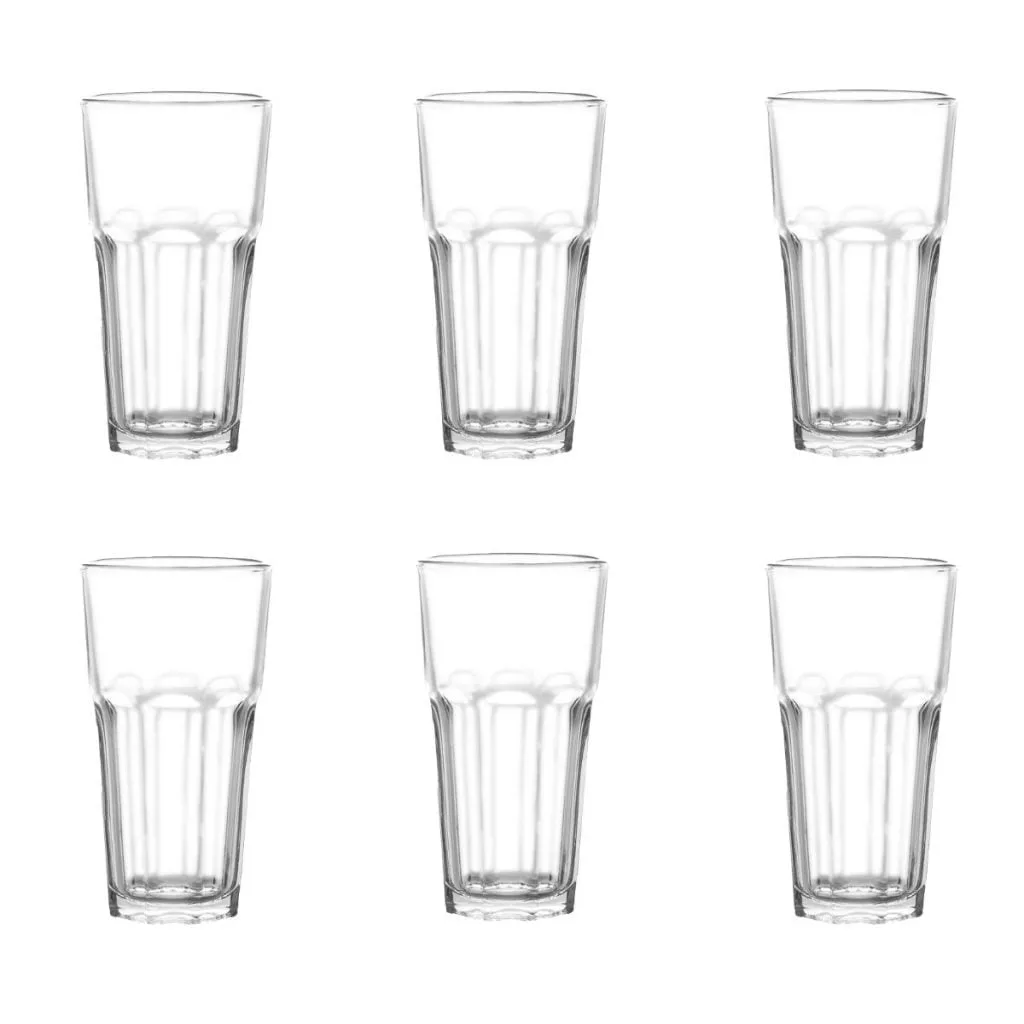 6 Vasos Lisboa Cooler 468cc Cristar Altos Vidrio Sueltos