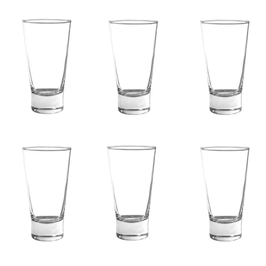 6 Vasos London Cooler Altos 466cc Cristar Vidrio Sueltos
