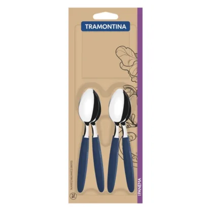 12 Cucharas de Té Ipanema Tramontina Original – Azul - Image 2