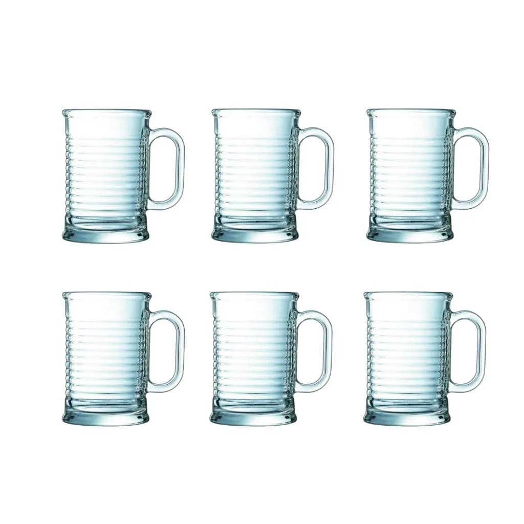 6 Tazas Conserve Moi Luminarc 90 Ml - Transparente