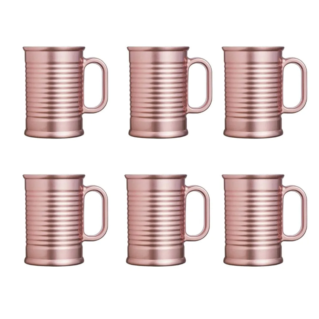 6 Tazas Conserve Moi Luminarc 320 Ml - Cobre