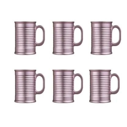 6 Tazas Conserve Moi Luminarc 320 Ml - Rosa