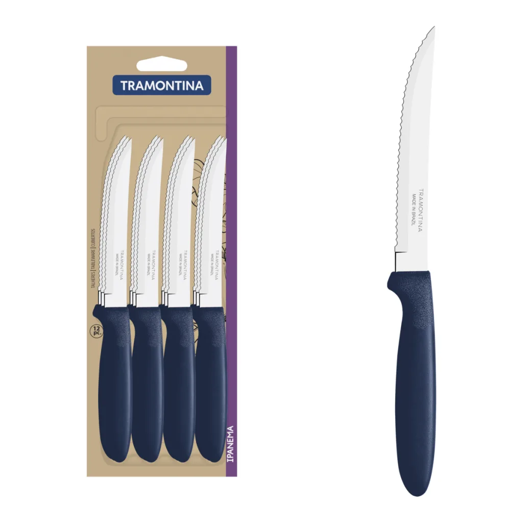 12 Cuchillos Mesa Tramontina Originales Ipanema – Azul
