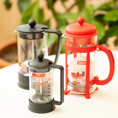 Cafetera Bodum Java 3 Pocillos Manual Prensa Francesa - Blanco - Image 3