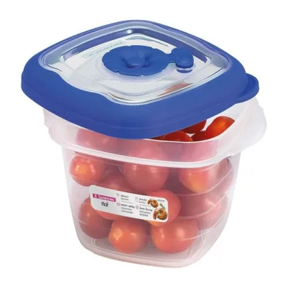 Contenedor Hermético Cuadrado Alto Chico 450ml. San Remo - Azul