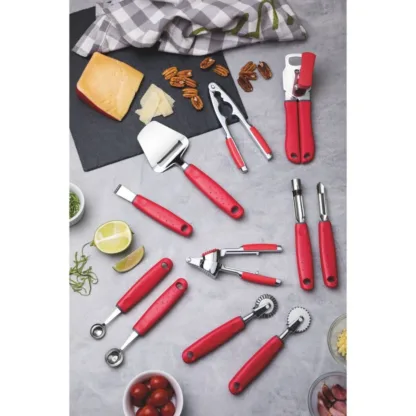 Pinza Acero Inoxidable Nylon Utilita Tramontina 24cm - Roja - Image 2