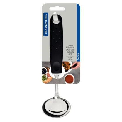 Cucharón Acero Inoxidable Utilita Tramontina – Negro