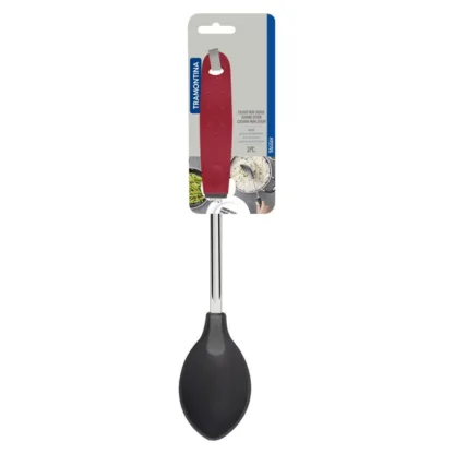 Cuchara para Servir Acero y Nylon Utilita Tramontina